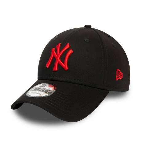 Gorra New York Yankees Essential Red Logo 9FORTY, negro